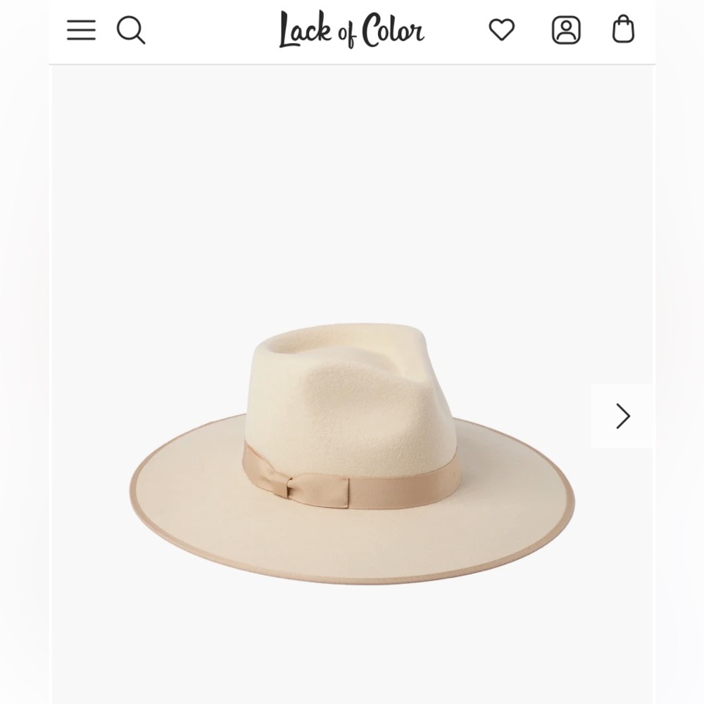 NWT Lack of Color Ivory Rancher